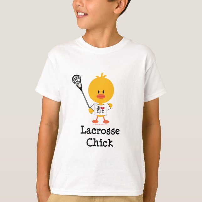 El polluelo de LaCrosse embroma la camiseta (Anverso)
