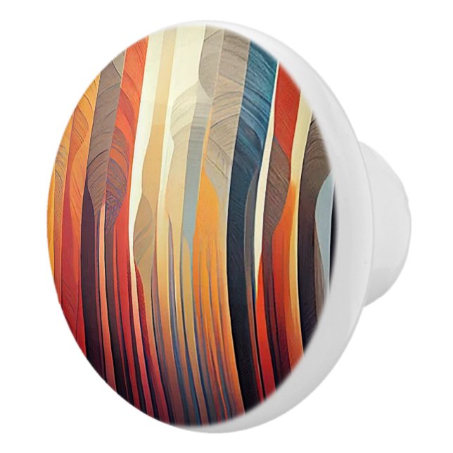 El pomo de la puerta de cerámica "In the Moonlight (Derecha)