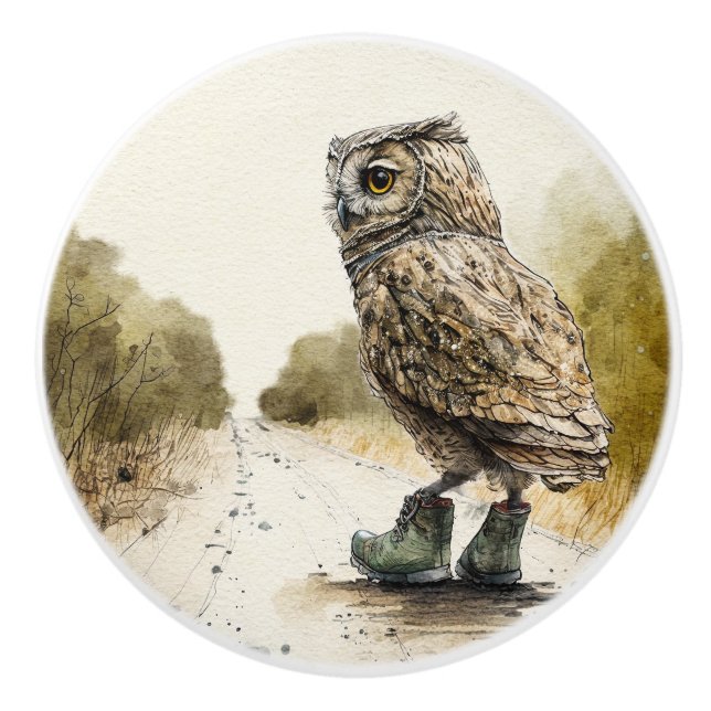 El pomo solitario de la cerámica Walk (Anverso)