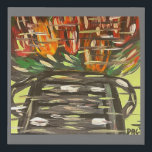 El Pop de la impresión de lienzo envuelto en falso<br><div class="desc">El Pop de las bandas de cabeza no-no-deslizantes,  de la pintura acrílica "Pop of Color". Creé esta pintura de acrílico con mi suegra en mente,  porque le encanta un pop de color,  al igual que yo. Espero que disfrutes.</div>