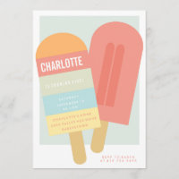 EL POPSICLE DEL VERANO EMBROMA LA INVITACIÓN DE LA