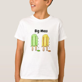 El Popsicle grande del lío embroma la camiseta