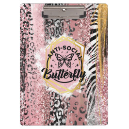 El portapapeles antisocial de la mariposa