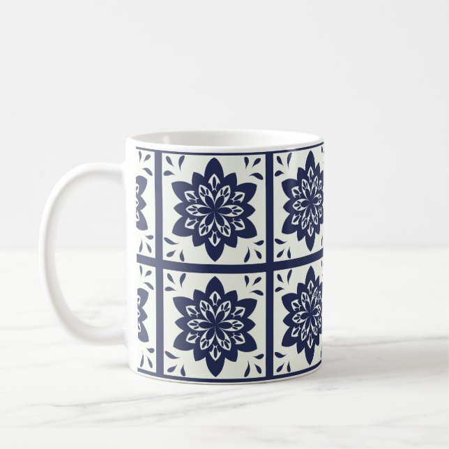 El portugués Azulejos teja la taza del modelo (Izquierda)
