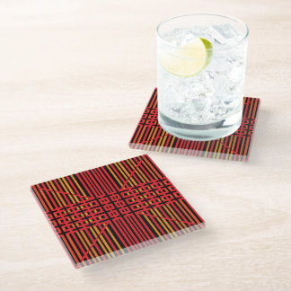 El posavasos de vidrio The Weaver