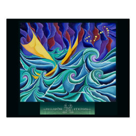 El Poster brillante del navegador