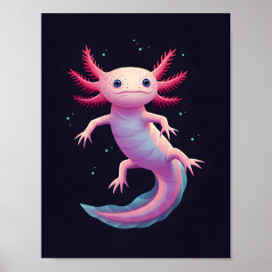 El Poster de arte de Aura de Axolotl