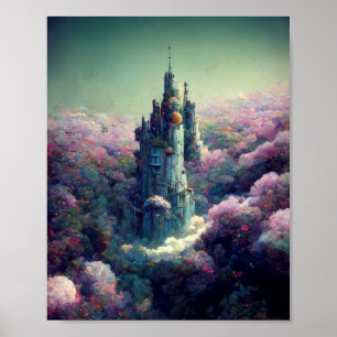 El Poster de arte de ciencia ficción Lavender Cast
