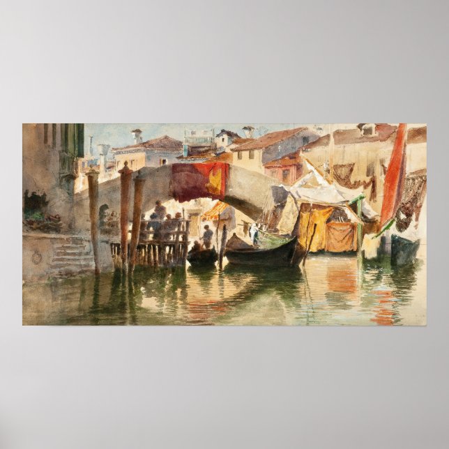 El poster de arte de Venecia de Roussoff (Frente)