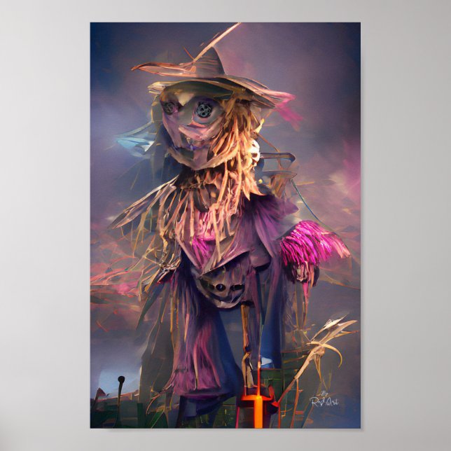 el poster de ilustracion de arte de fantasía espan (Frente)