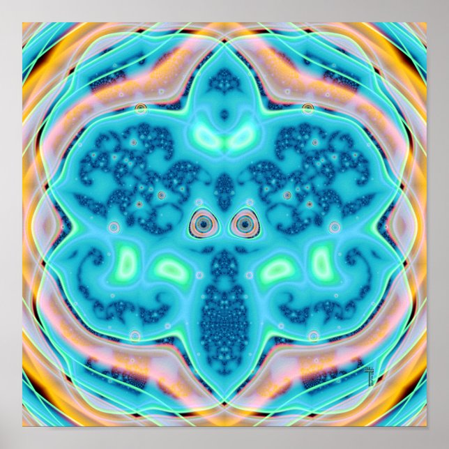 El Poster de impresión de arte Flukish One (12" x  (Frente)