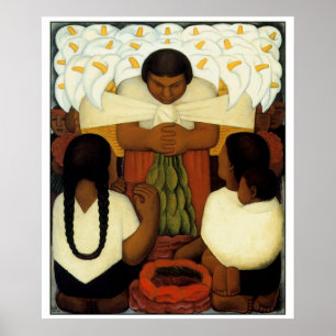 El poster del arte de Diego Rivera elige su tamañ
