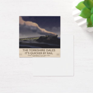 El poster del ferrocarril de Yorkshire Dales