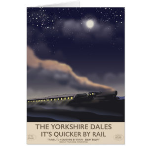 El poster del ferrocarril de Yorkshire Dales