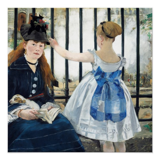 El Poster del Ferrocarril Edouard Manet (Anverso)