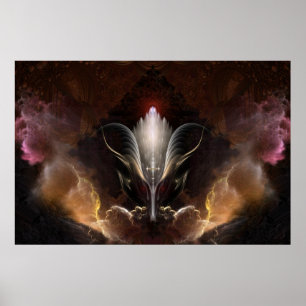 El Poster del Muro de Arte Fractal de Renidron