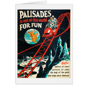 El poster del vintage de las palizadas