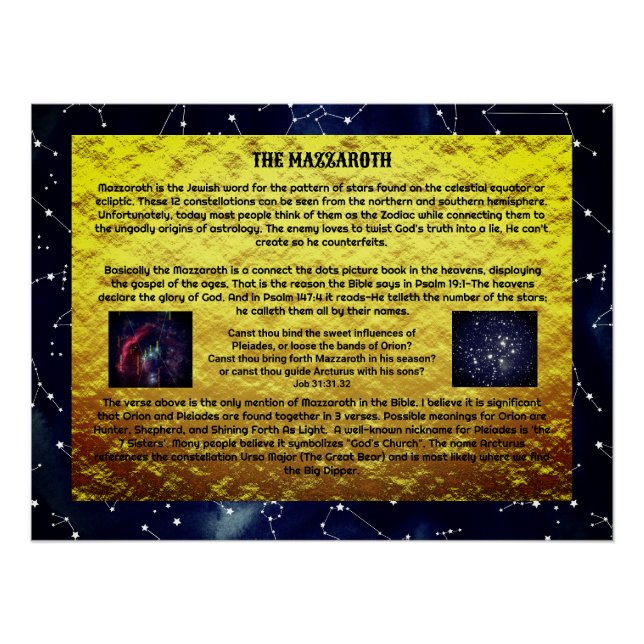 El Poster Glossy Mazzaroth (Anverso)