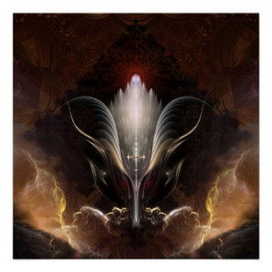 El Poster perfecto de arte fractal de Renidron