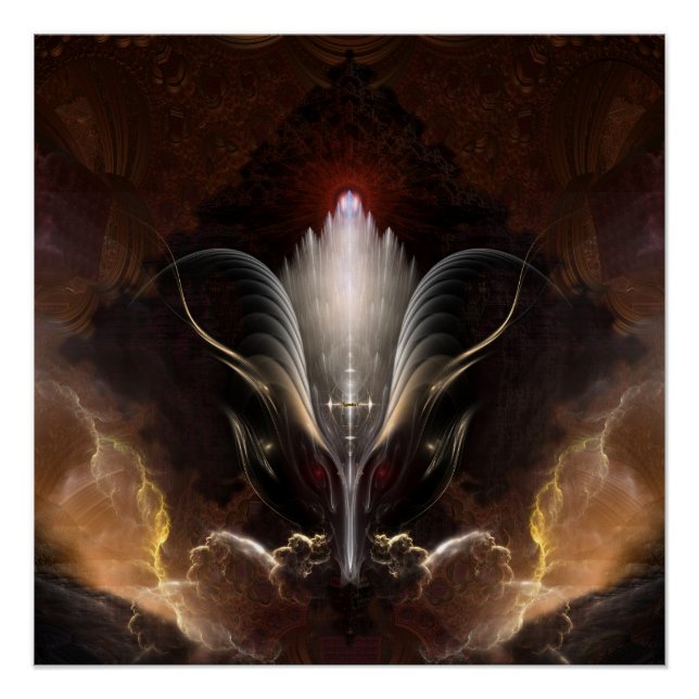 El Poster perfecto de arte fractal de Renidron (Anverso)