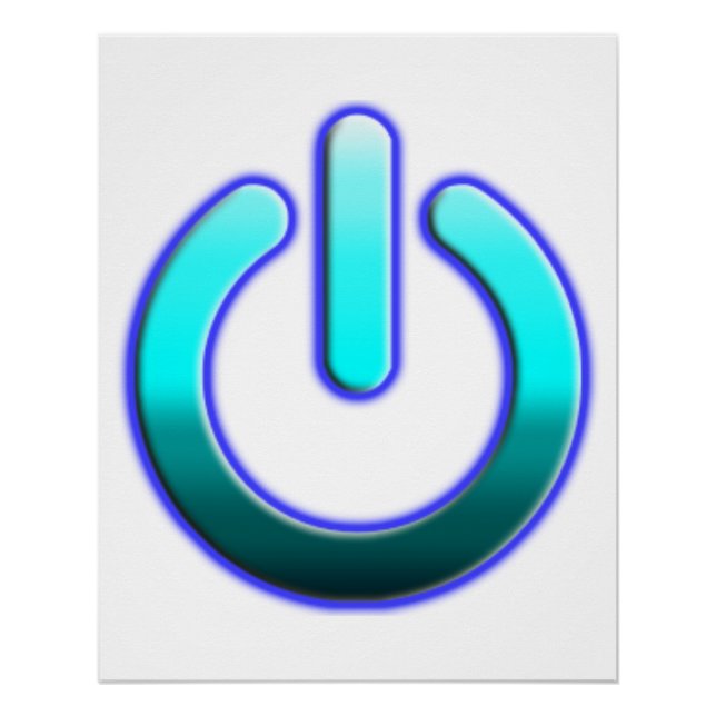 El Poster Power Zazzle Glossy de Zer0 (Anverso)