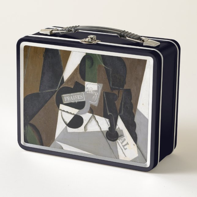 El pote de la mermelada de fresa, 1917 (aceite en (Anverso)