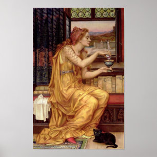 El Potion del Amor - Arte Pre-Rafaelita Vintage