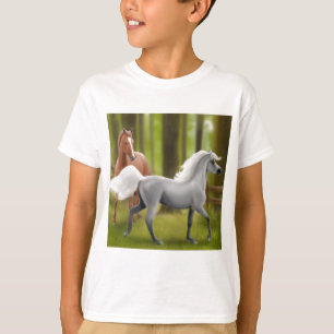 El potro bonito embroma la camiseta