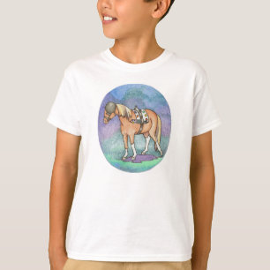 El potro del artista embroma la camiseta