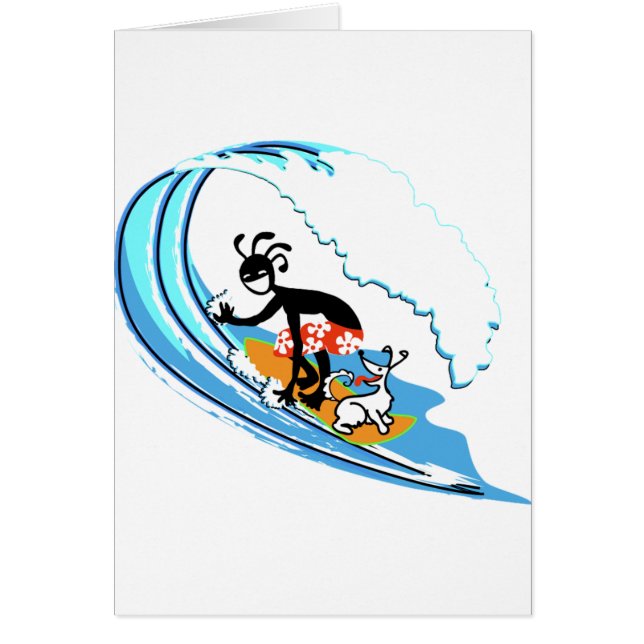 El practicar surf (Frente)