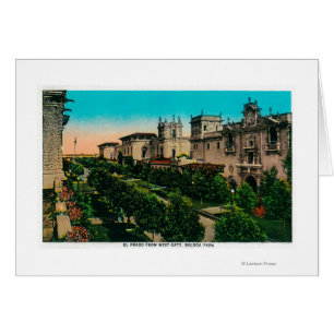 EL Prado de la puerta del oeste, parque del balboa