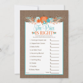 El precio es correcto- Calabazas de juego Baby Sho