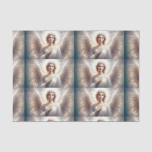 El precioso papel del tejido del ángel