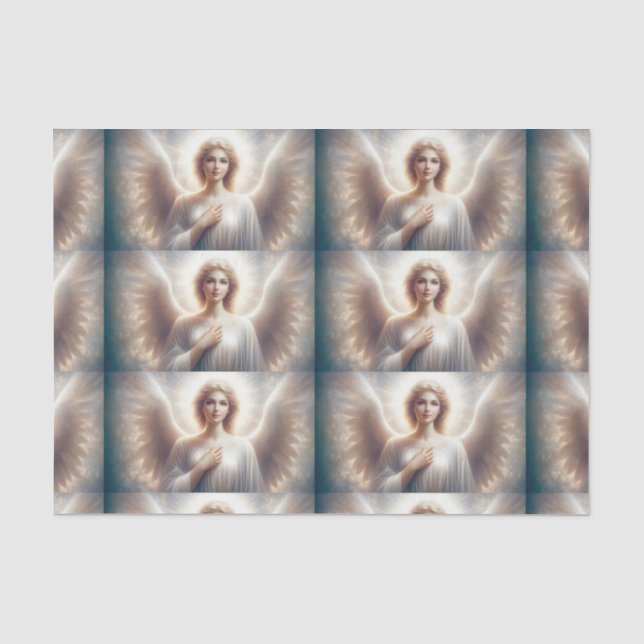 El precioso papel del tejido del ángel (Anverso)