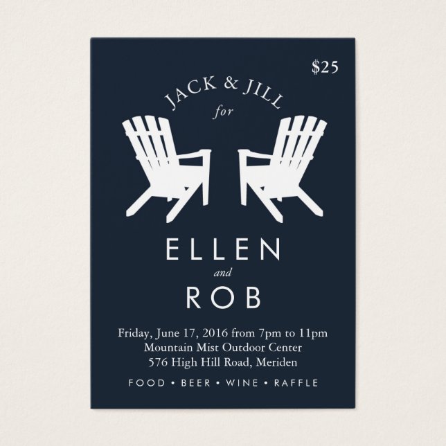 El presidente de Muskoka Jack y Jill Ticket // Nav (Frente)