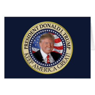 El presidente Donald Trump 2020 hace grande a Esta