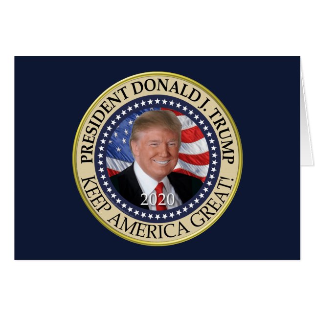 El presidente Donald Trump 2020 hace grande a Esta (Anverso (Horizontal))