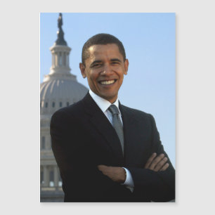 El presidente estadounidense Barack Obama como sen