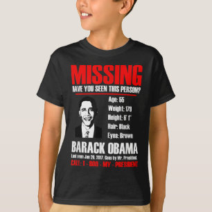 El presidente Obama no aparece en la camiseta