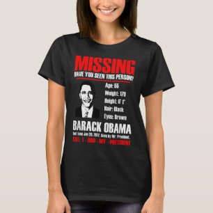 El presidente Obama no aparece en la camiseta