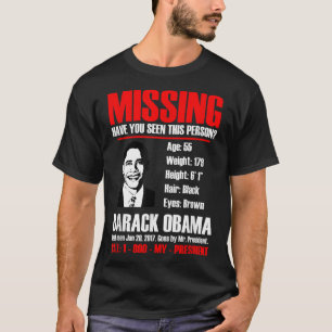 El presidente Obama no aparece en la camiseta