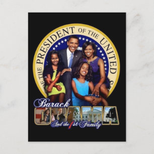 El presidente Obama y la primera postal familiar