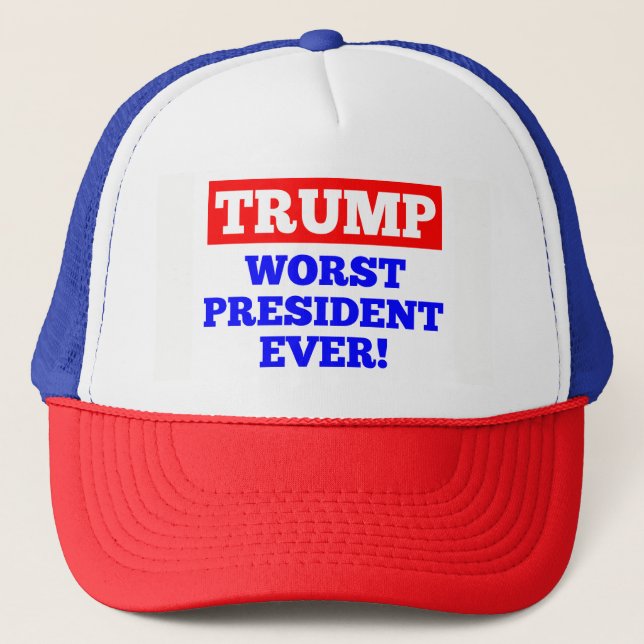 ¡El presidente peor Ever del TRIUNFO! Gorra del (Anverso)