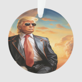 El presidente Trump Ornamento Acrílico Norteameric