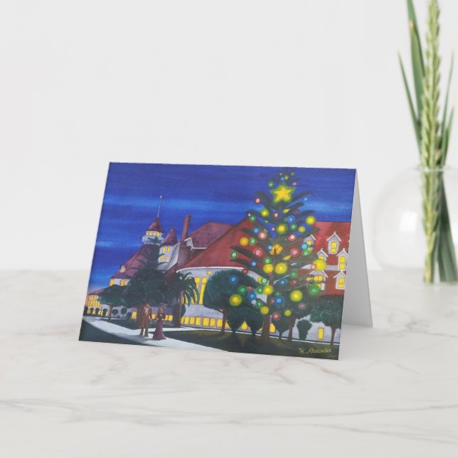 El primer árbol de navidad al aire libre 1904 del (Anverso)