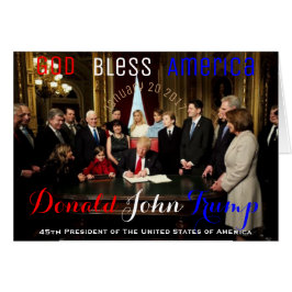 El primer día de Donald Trump como presidente de E