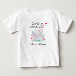 El primer día de la madre junto a la camiseta del