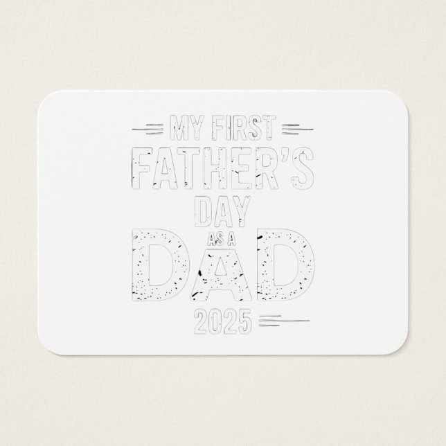 El primer día de mi padre como padre 2025 (Frente)