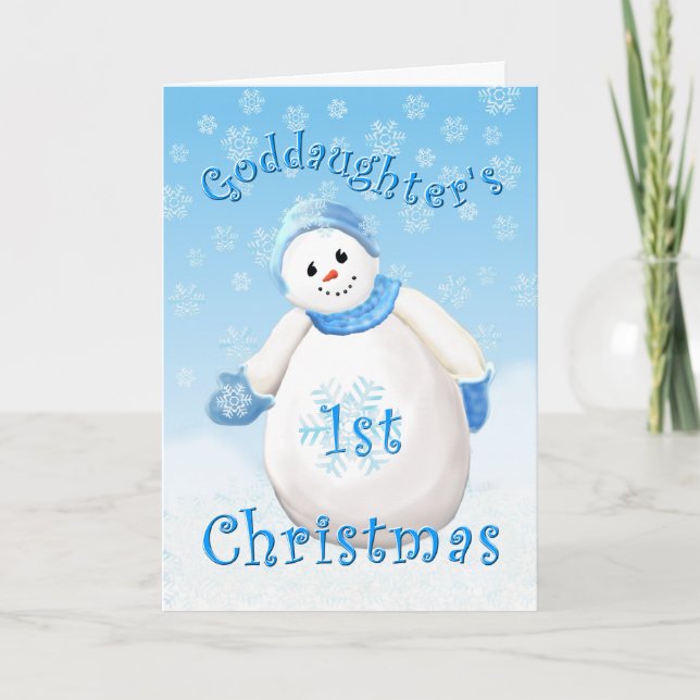 El primer muñeco de nieve de Navidad de la diosa (Anverso)