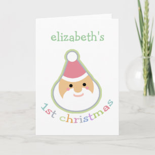 El primer navidad del bebé personalizado